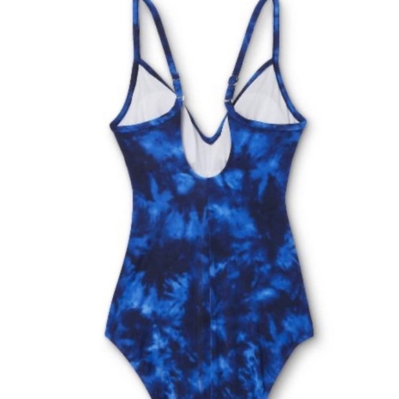 Aqua Green Swimwear - one piece Royal blue with complete front tummy support - Picture 6 of 14